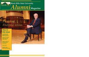 Alumni President Flickema retires Magazine