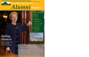 Alumni Magazine Black Hills State University
