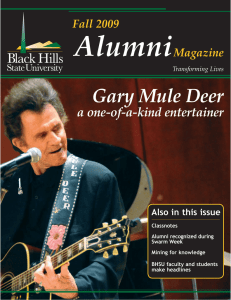 Alumni Gary Mule Deer a one-of-a-kind entertainer