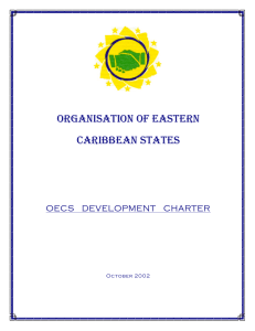 ORGANISATION OF EASTERN CARIBBEAN STATES OECS   DEVELOPMENT   CHARTER