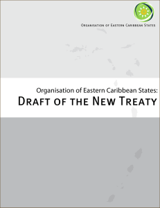 Draft of the New Treaty Organisation of Eastern Caribbean States: