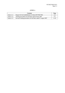 WT/DS27/RW2/ECU Page A-1 Annex A-1