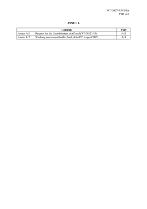 WT/DS27/RW/USA Page A-1 Annex A-1