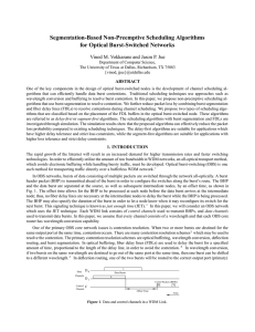 Segmentation-Based Non-Preemptive Scheduling Algorithms for Optical Burst-Switched Networks
