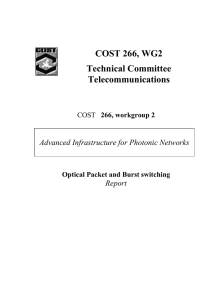 COST 266, WG2 Technical Committee Telecommunications