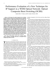 Performance Evaluation of a New Technique for Composite Burst Switching (OCBS)