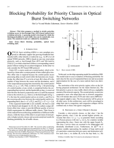 Blocking Probability for Priority Classes in Optical Burst Switching Networks