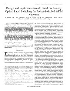 Design and Implementation of Ultra-Low Latency Networks