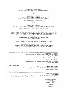 FOREIGN  INVESTMENT LOS  ANGELES J. (1977)