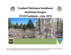 Fuelbed Pathways Handbook Northeast Oregon FCCS Fuelbeds—July, 2012