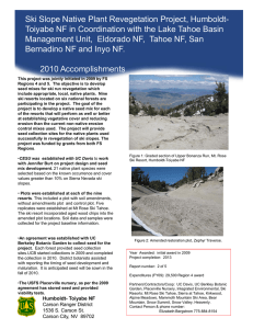 Ski Slope Native Plant Revegetation Project, Humboldt-