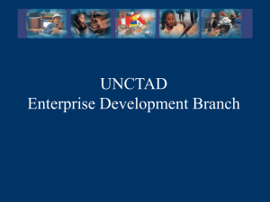UNCTAD Enterprise Development Branch