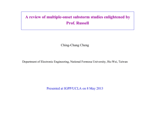 A review of multiple-onset substorm studies enlightened by Prof. Russell Ching-Chang Cheng