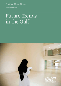 Future Trends in the Gulf Chatham House Report Jane Kinninmont