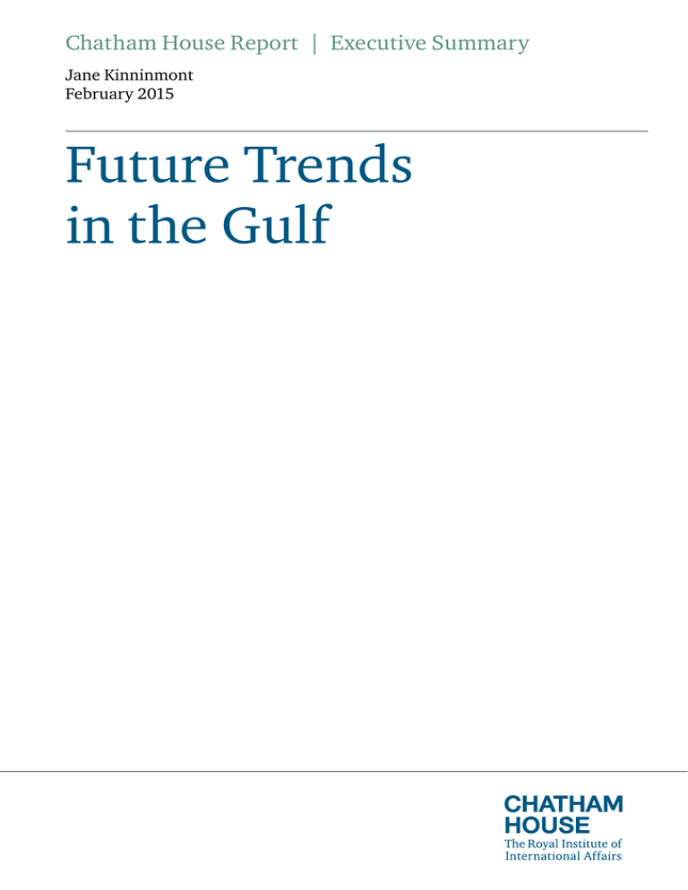 Future Trends in the Gulf