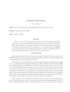 Instrument Science Report Title: Author: Date: