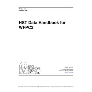HST Data Handbook for WFPC2 Hubble Division