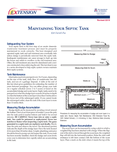 Maintaining Your Septic Tank E    TENSION Safeguarding Your System