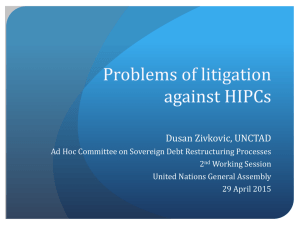 Dusan Zivkovic, UNCTAD