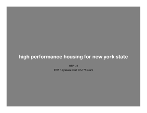 high performance housing for new york state HEP - 2