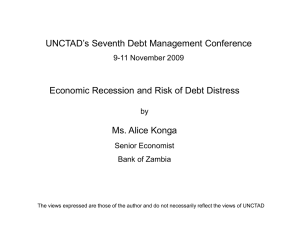 UNCTAD’s Seventh Debt Management Conference Ms. Alice Konga