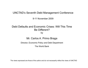 UNCTAD’s Seventh Debt Management Conference Be Different?