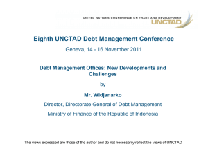 Eighth UNCTAD Debt Management Conference