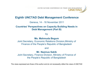 Eighth UNCTAD Debt Management Conference