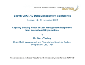 Eighth UNCTAD Debt Management Conference