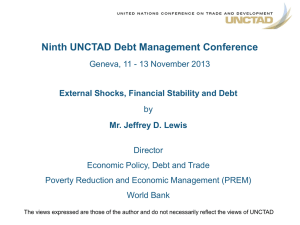 Ninth UNCTAD Debt Management Conference