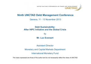 Ninth UNCTAD Debt Management Conference