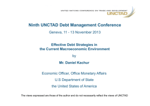 Ninth UNCTAD Debt Management Conference