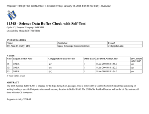 11348 - Science Data Buffer Check with Self-Test