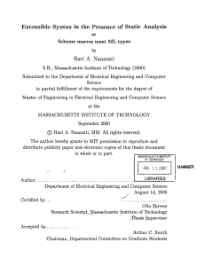 Extensible  Syntax  in  the  Presence ... A. or