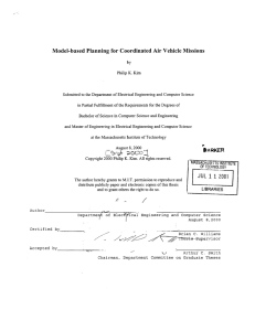 -14 Model-based  Planning for Coordinated Air Vehicle  Missions