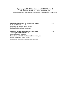 Papers prepared for 2002 conferences on NAFTA Chapter 11