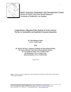 North American Integration and Development Center