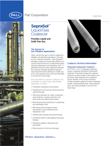 SepraSol Liquid/Gas Coalescer ™
