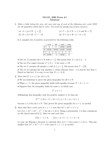MA121, 2006 Exam #1 Solutions