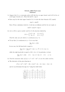 MA121, 2006 Final exam Solutions A