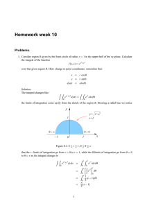 Homework week 10 Problems.