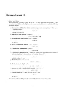 Homework week 12