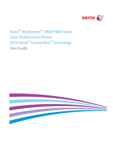 Xerox WorkCentre 7800/7800i Series Color Multifunction Printer