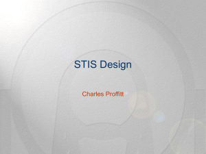 STIS Design Charles Proffitt