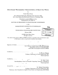 Directional  Wavenumber  Characteristics of  Short  Sea ...