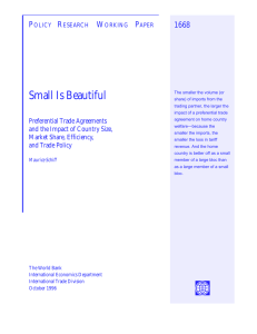 Small Is Beautiful P R W