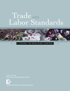 Trade Labor Standards AND Sandra Polaski