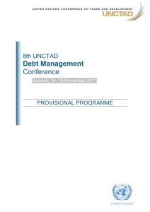 Debt Management Conference  8th UNCTAD