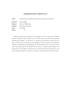DISSERTATION ABSTRACT