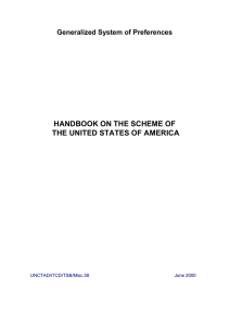 HANDBOOK ON THE SCHEME OF THE UNITED STATES OF AMERICA